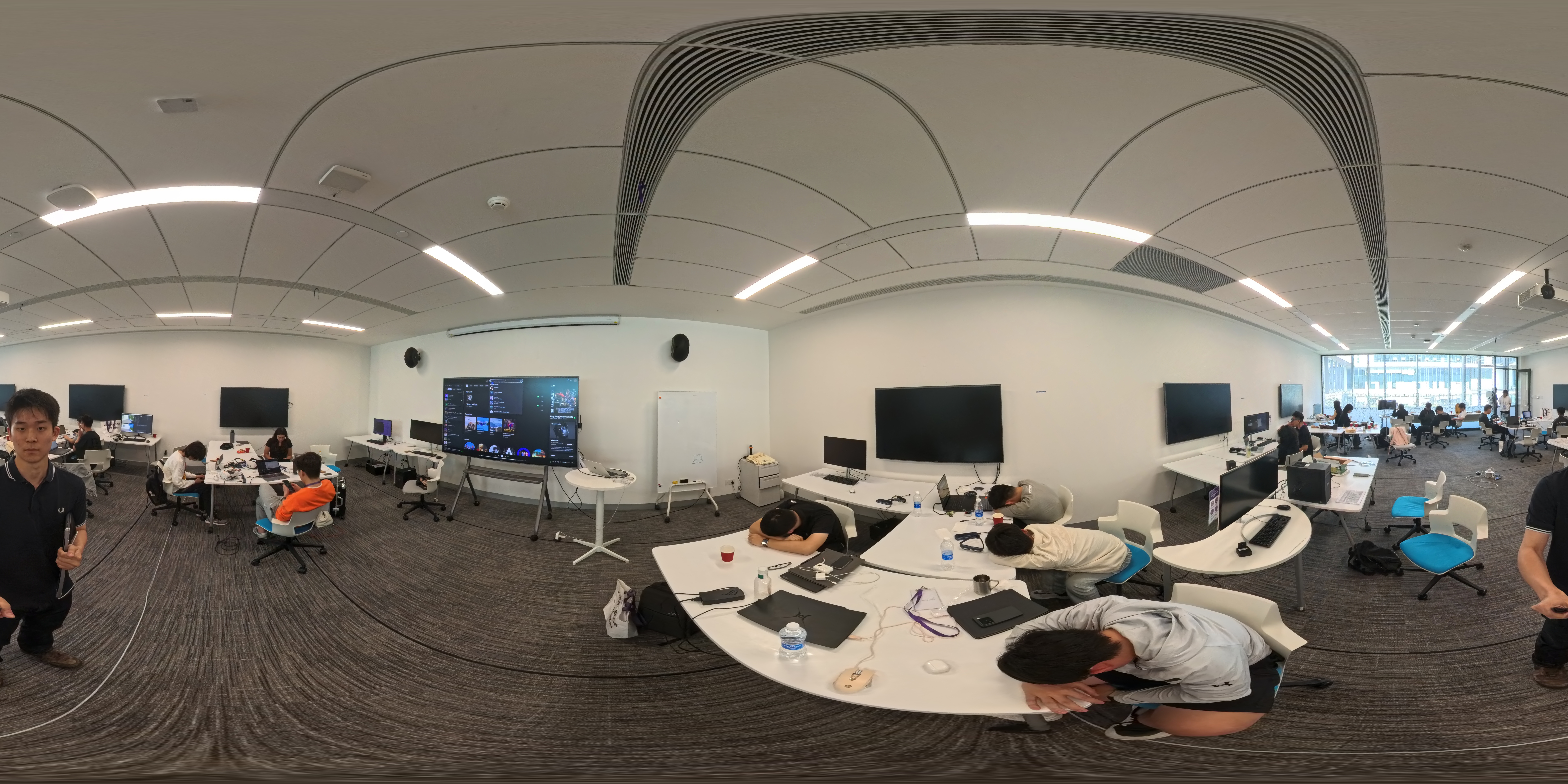 Swordsman napping at the end