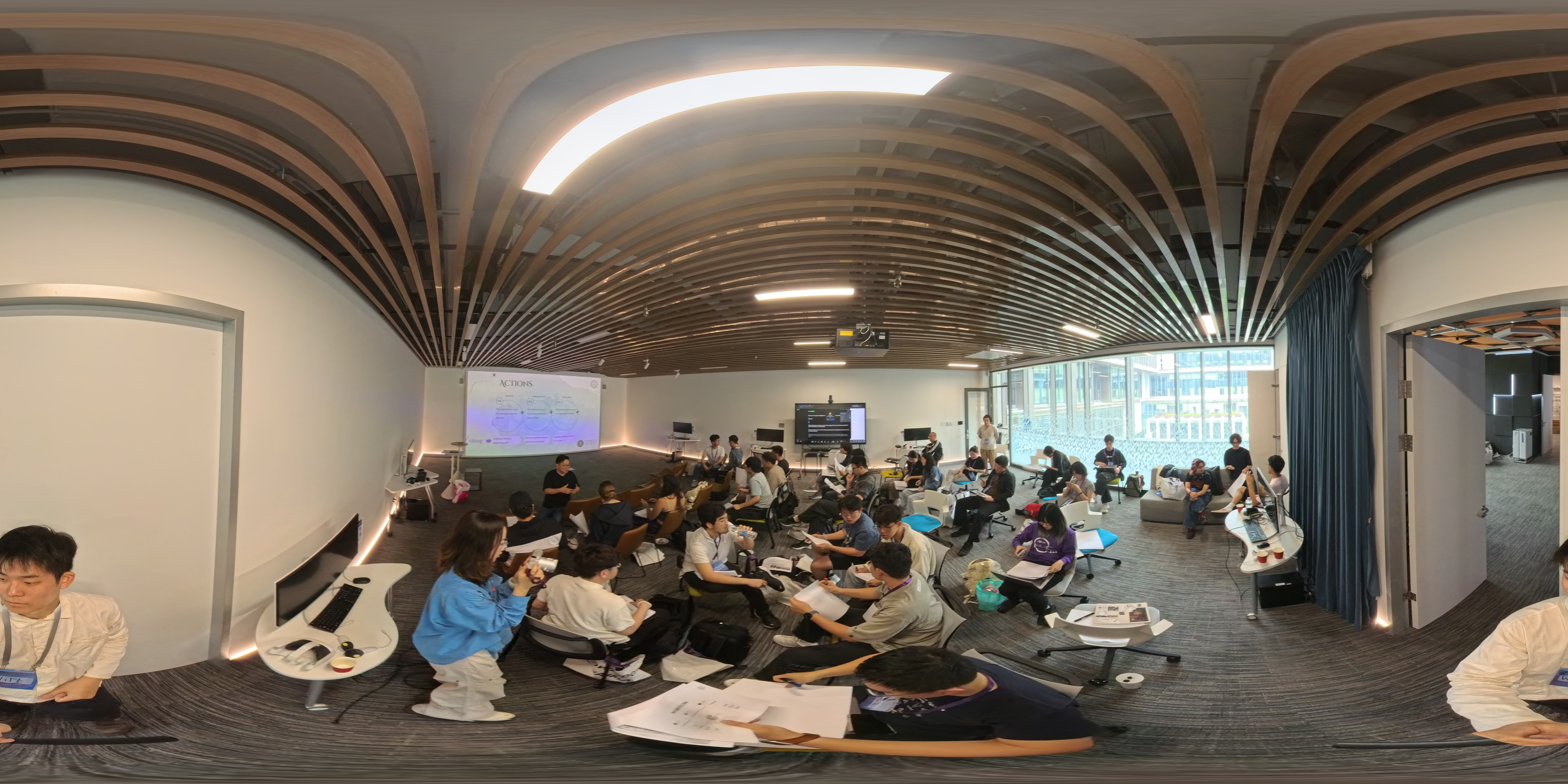 Participants brainstorming